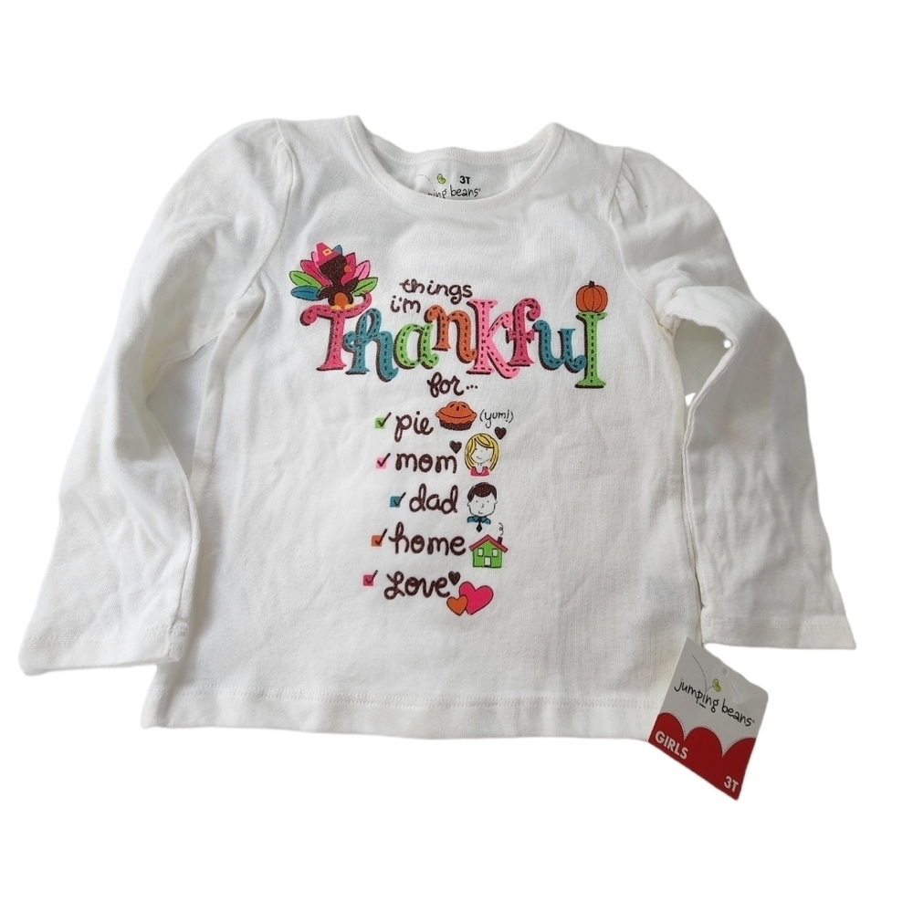 Thankful Jumping Bean & Old Navy Longsleeve & Old Navy Toddler Girls Tops  NWT